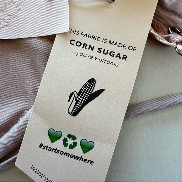 We Are HAH Reversible Multiway DIY Swim Top Womens M Halter Lilac Combo NWT - Picture 9 of 9